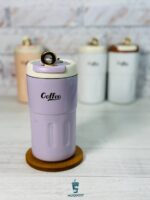 ماگ کافی دیجیتال با بند حمل و کف سیلیکونی ضد ضربه