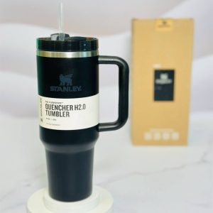 ماگ دسته دار استنلی Stanley quencher H2.0 tumbler 1.18 L رنگ مشکی