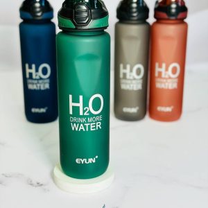 قمقمه نی دار H2O با ظرفیت ۱۰۰۰ میل رنگ سبز