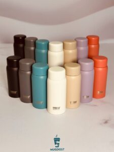 نمای کلی از تراول ماگ قلمی تایسو در دو سایز