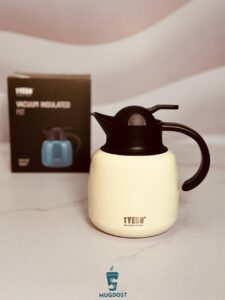 فلاسک چای ۱ لیتر تایسو رنگ سفید
