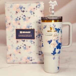 ماگ استنلی Quencher آبی در جعبه کادویی
