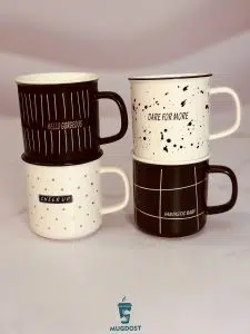 ماگ سرامیکی گرانیت با ظاهر بافت سنگی
