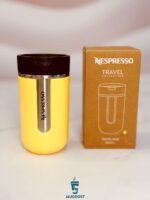 تراول ماگ نسپرسو زرد Nespresso Nomad با درب آسان‌نوش جدید