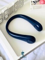 پنکه گردنی شارژی رنگ آبی تیره
