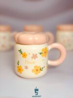 ماگ در پیچی گل طرح 4