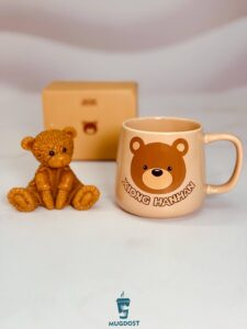ماگ ساده تدی فمیلی رنگ قهوه ای
