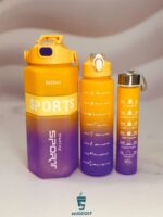 قمقمه ۳ قلو برند Refillرنگ زرد