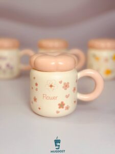 ماگ در پیچی گل طرح 1