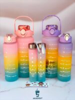 ست قمقمه ۳ قلو برند REFILL رنگینکمان در اندازههای مختلف