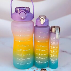 قمقمه ۳ قلو رنگین کمان REFILL رنگ بنفش