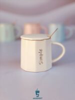 ماگ سیمپل پاستلی رنگ سفید