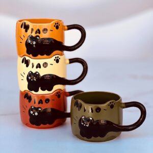 ماگ گربه دم مشکی