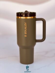 تامبلر استنلی نیو کالکشن سبز و طلایی