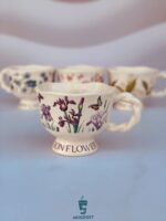 فنجان لاکچری رنسانس رنگ بنفش