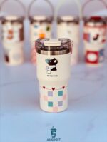 تراول ماگ سطلی حیوانات سیتارا رنگ صورتی