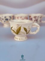 فنجان لاکچری رنسانس رنگ سبز