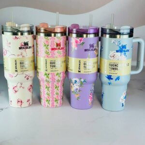 ماگ استنلی گل دار 1.18L