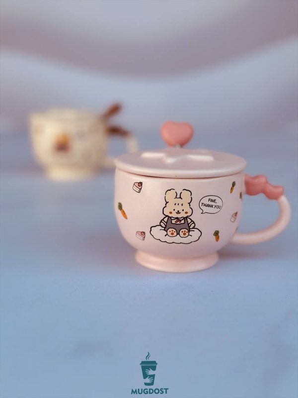 ماگ خرس و خرگوش طرح 2
