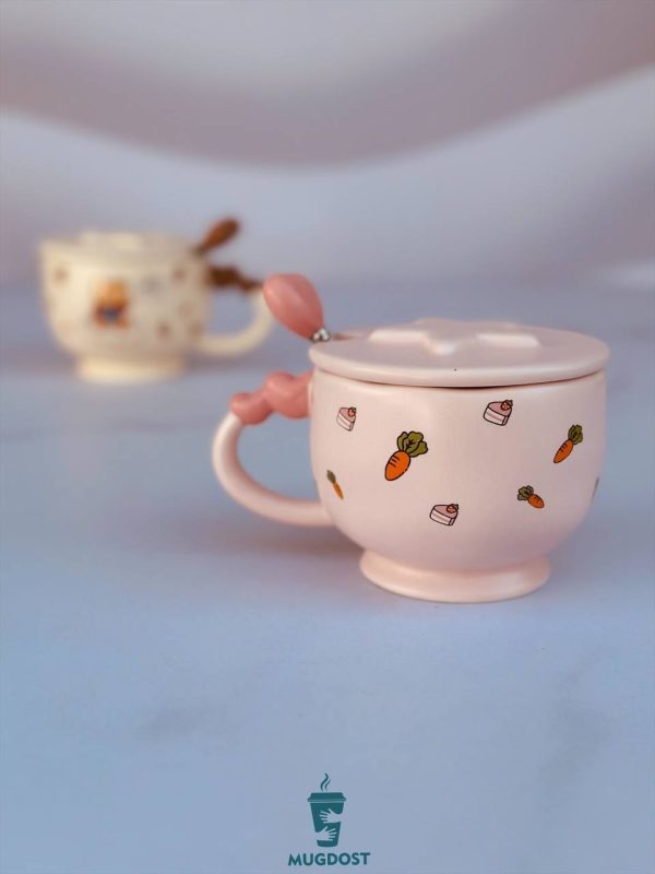 ماگ خرس و خرگوش طرح 2 از نمای دیگر