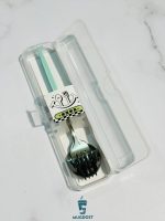 قاشق و چنگال دسته رنگی سبز