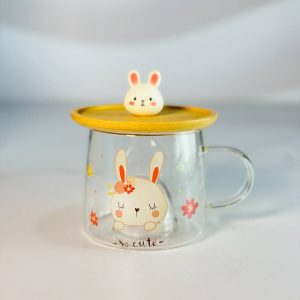ماگ حبابی خرگوش سفید طرح 3