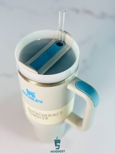 ماگ استنلی Quencher آبی کم رنگ ۱.۱۸L نی دار