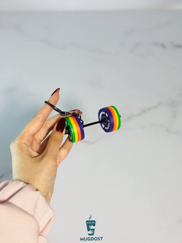 جاکلیدی دمبل ورزشکاری دارای بند