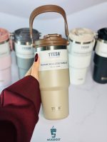 ماگ سطلی تایسو با بدنه استیل دوجداره