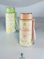 تراول ماگ فلاور ۳۵۰ رنگ صورتی