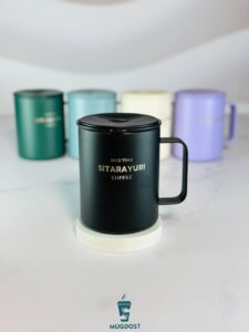 ماگ استیل سیتارا ۴۰۰ میل رنگ مشکی