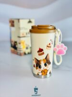 نمای فانتزی تراول ماگ دیلر گربه قهوه ای دو حالته ۵۶۰ میل