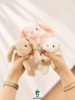 چارم بگ عروسکی خرگوش کیف دار اورجینال