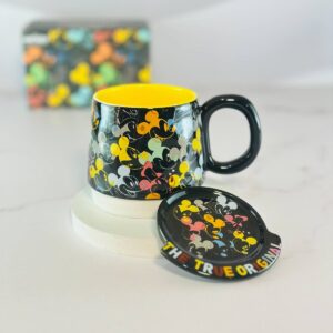ماگ و پیش دستی دیزنی میکی موس مشکی