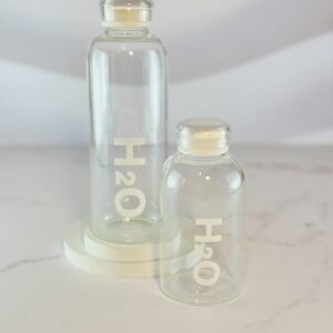 بطری پیرکس H2O سفید