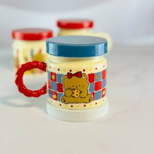ماگ تدی آبی و قرمز طرح 1