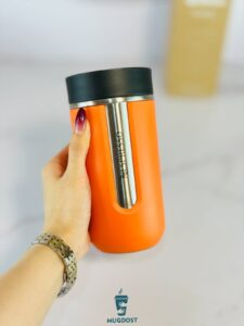 جزئیات بدنه داخلی استیل دوجداره عایق خلاء در ماگ نوماد نسپرسو ۴۰۰ میلی لیتری