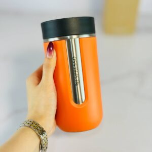 جزئیات بدنه داخلی استیل دوجداره عایق خلاء در ماگ نوماد نسپرسو ۴۰۰ میلی لیتری