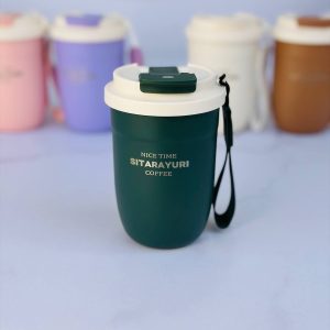 تراول ماگ سیتارا دوحالته خمره ای ۳۸۰ میل رنگ سبز