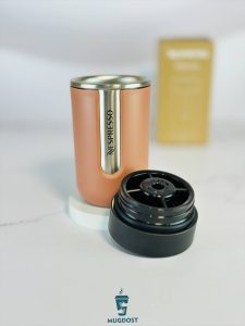 باز کردن درب آسان نوش مدل جدید تراول ماگ نسپرسو سفالی Nespresso nomad