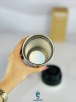 جزئیات بدنه داخلی استیل دوجداره عایق خلاء در ماگ نوماد نسپرسو ۴۰۰ میلی لیتری