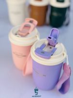 نمای کلی تراول ماگ سیتارا دوحالته خمره ای ۳۸۰ میل با فرم بدنه خمره ای و رنگ بندی فانتزی