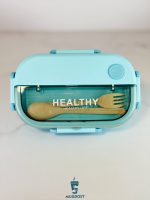 ظرف غذا استیل رنگی Healthy رنگ آبی