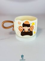 ماگ دسته رنگی sweet time رنگ قهوه ای